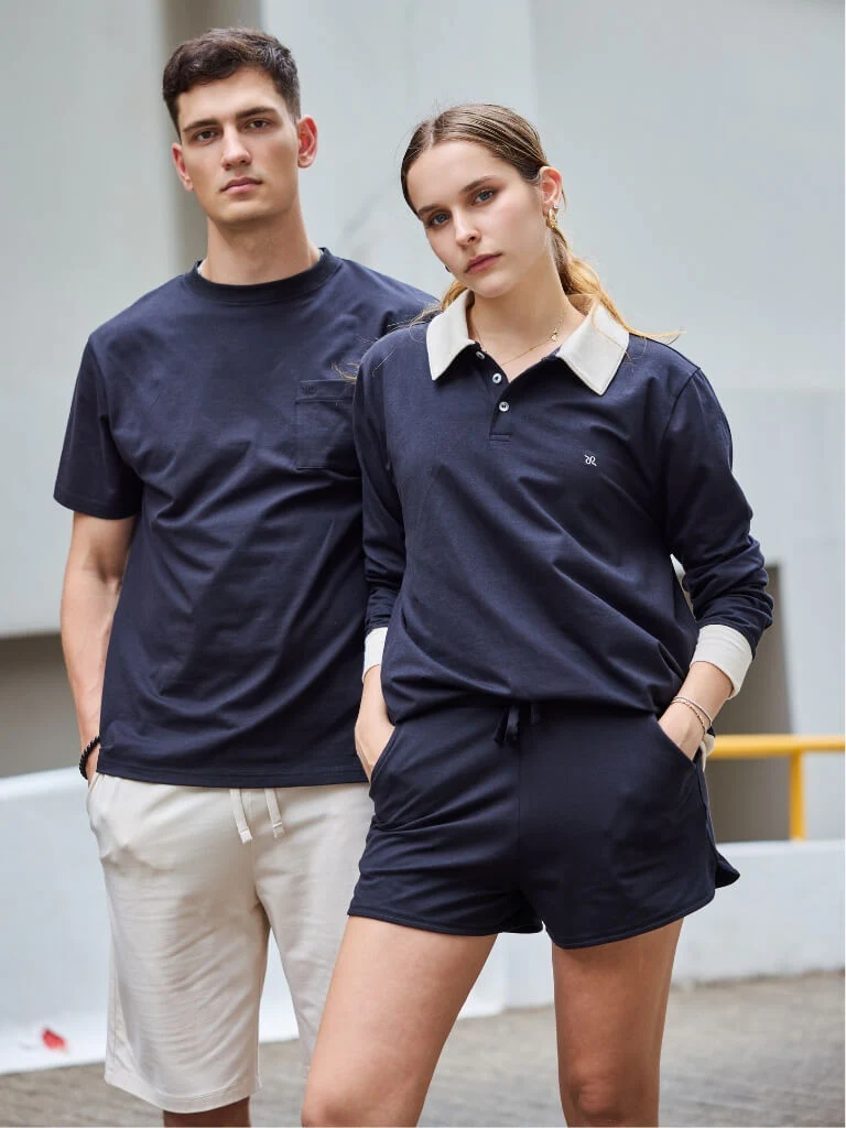 The Unisex City Polo Sweatshirt - Image 10
