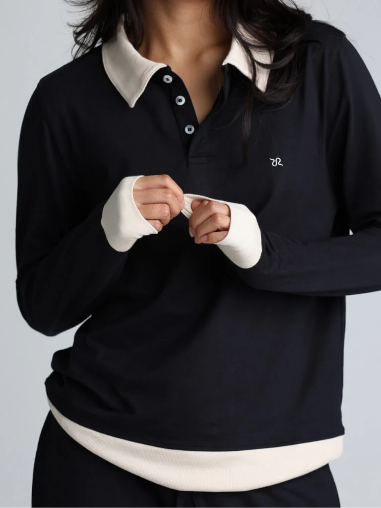 The Unisex City Polo Sweatshirt - Image 3