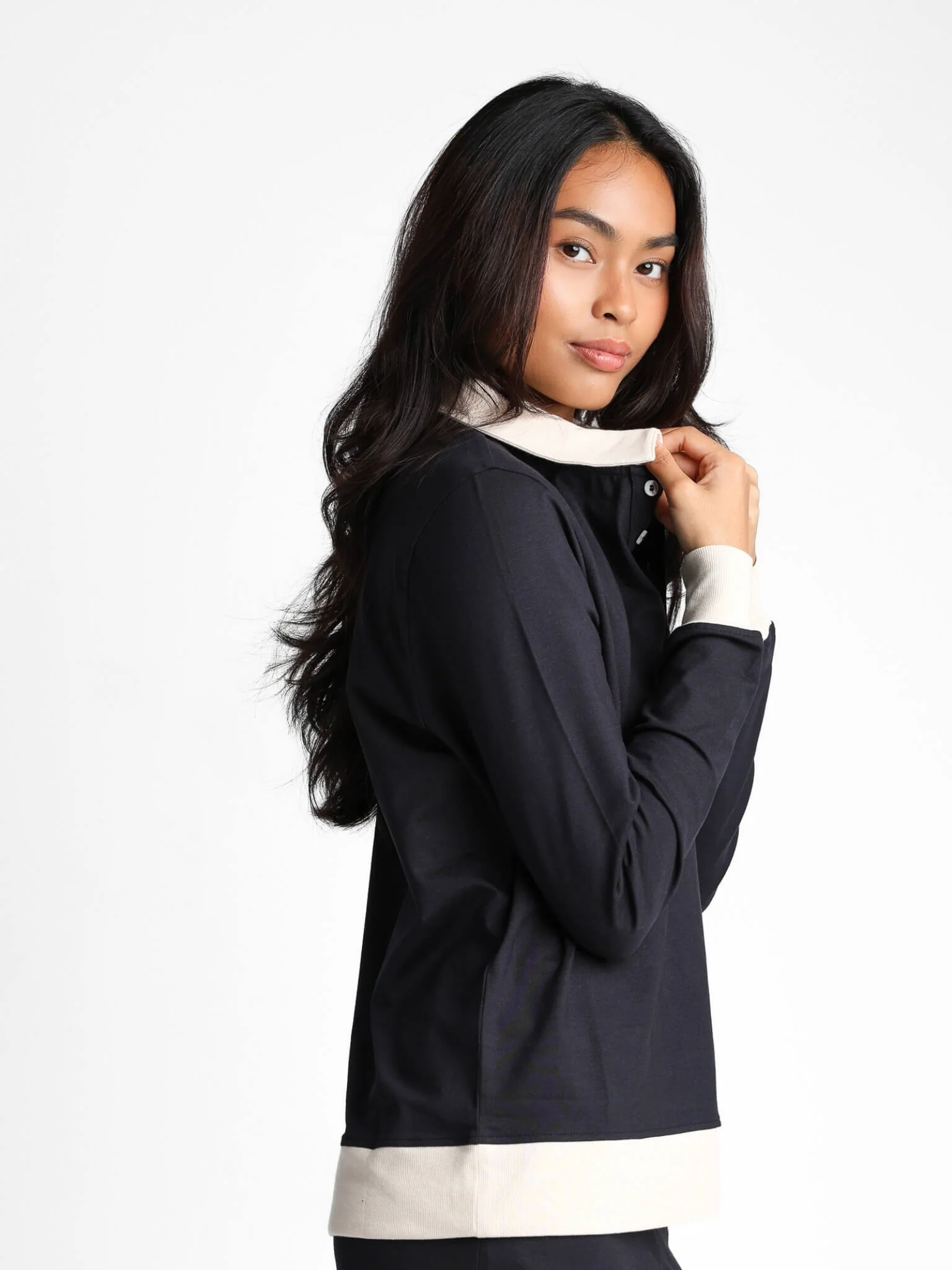 The Unisex City Polo Sweatshirt - Image 6