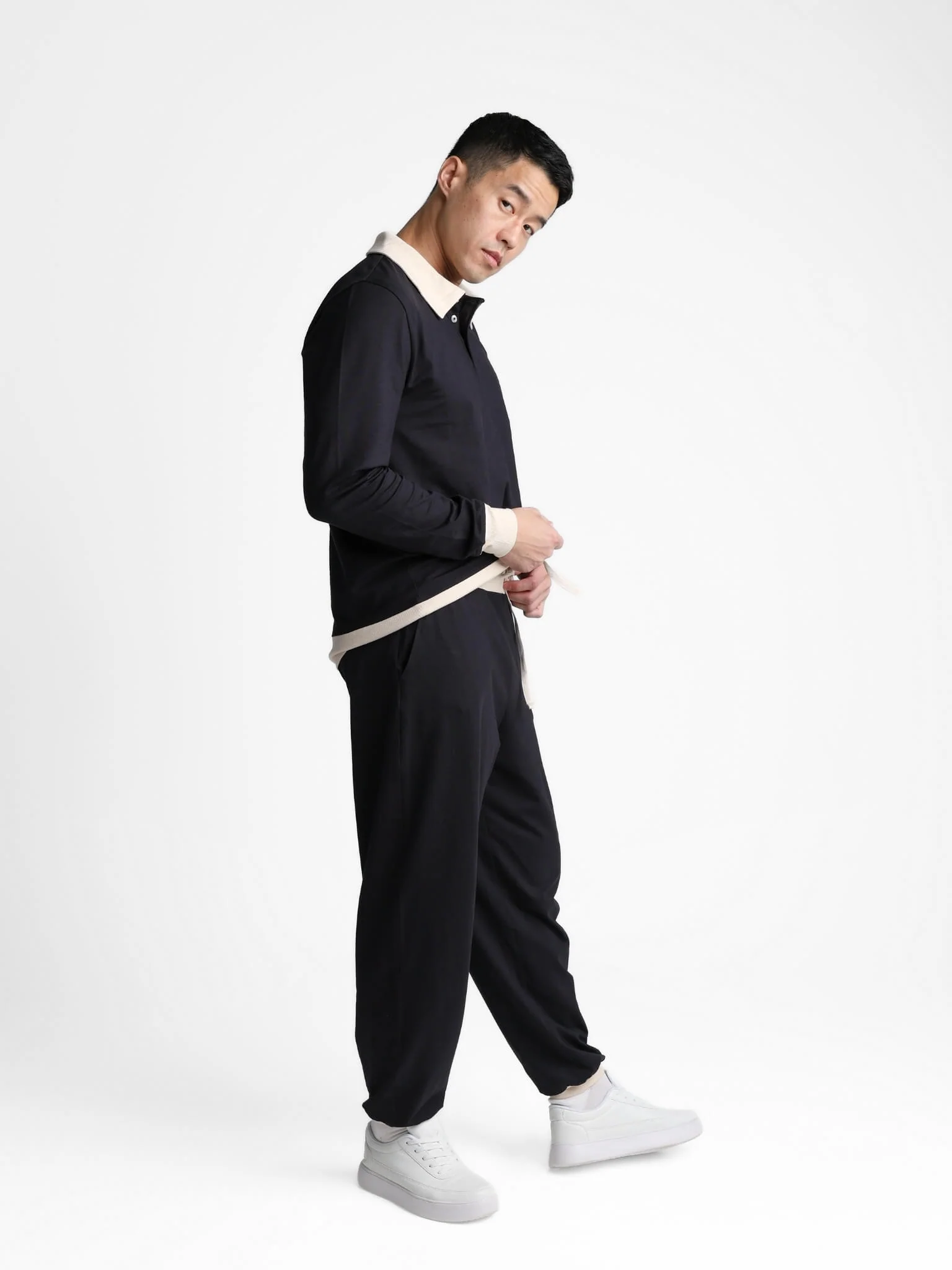 The Unisex City Polo Sweatshirt - Image 8